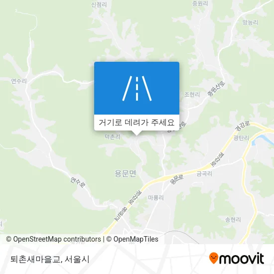 퇴촌새마을교 지도