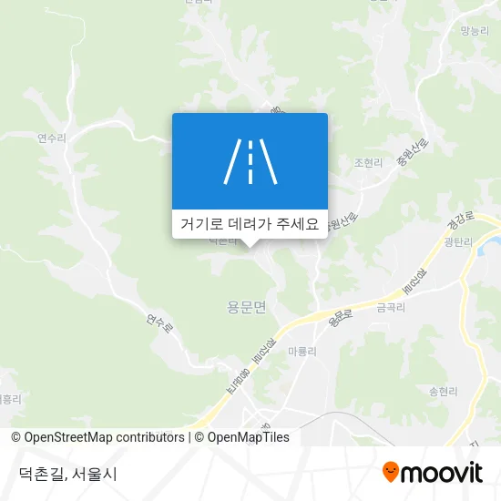 덕촌길 지도