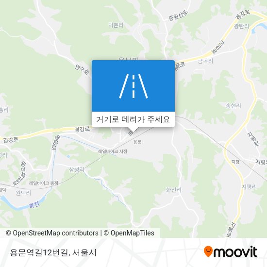 용문역길12번길 지도