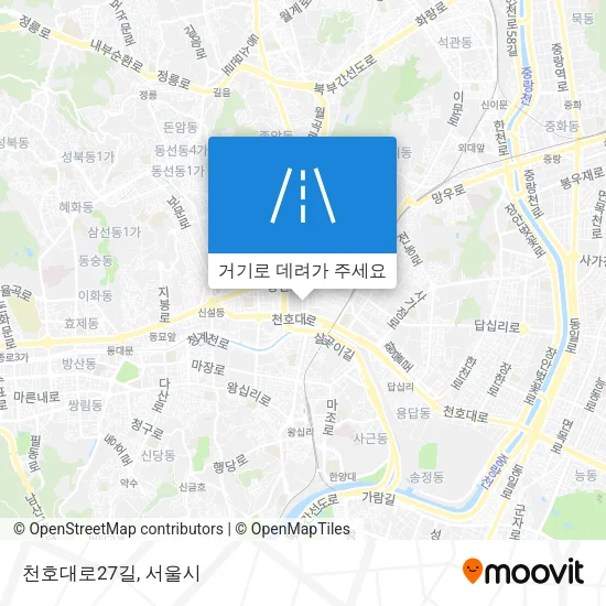천호대로27길 지도
