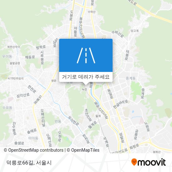 덕릉로66길 지도