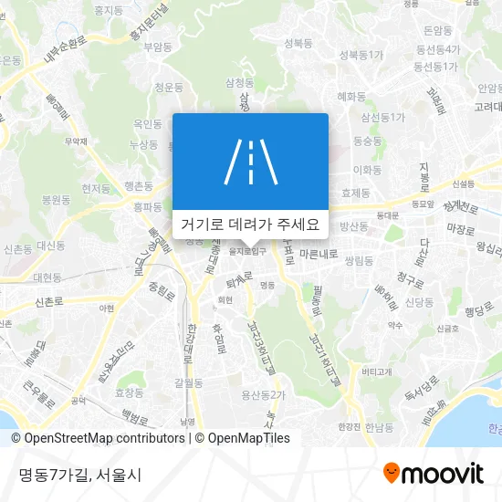 명동7가길 지도