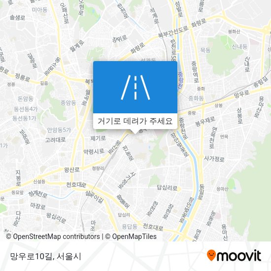 망우로10길 지도