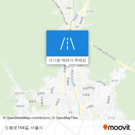 도봉로164길 지도