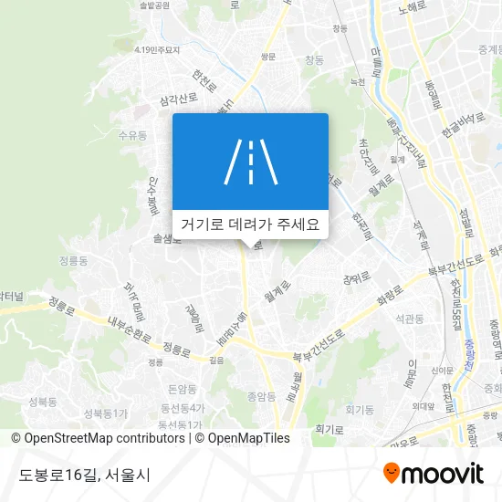 도봉로16길 지도