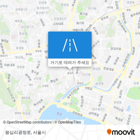 왕십리광장로 지도