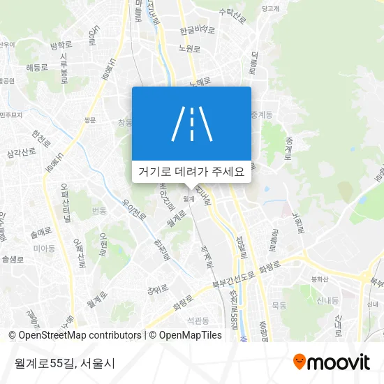 월계로55길 지도