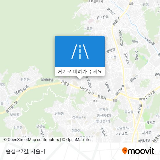 솔샘로7길 지도