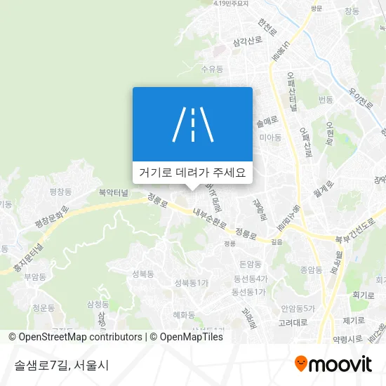 솔샘로7길 지도