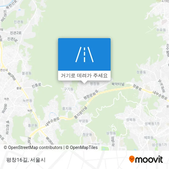 평창16길 지도