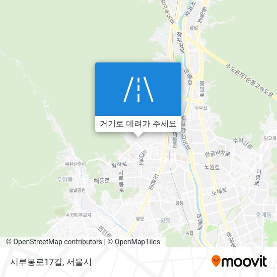 시루봉로17길 지도