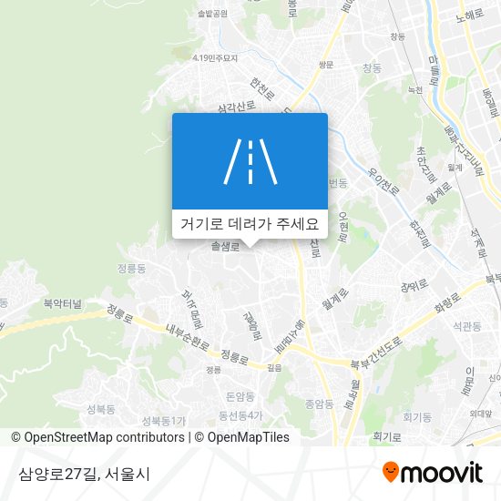 삼양로27길 지도