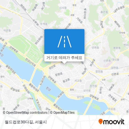 월드컵로30다길 지도