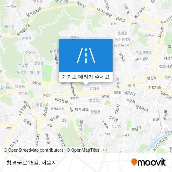 창경궁로16길 지도