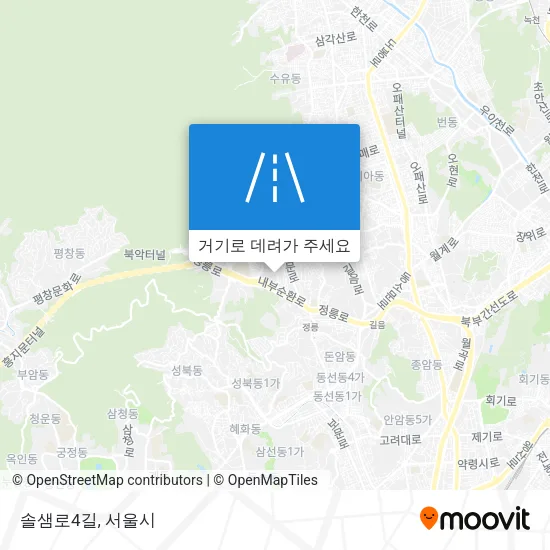솔샘로4길 지도