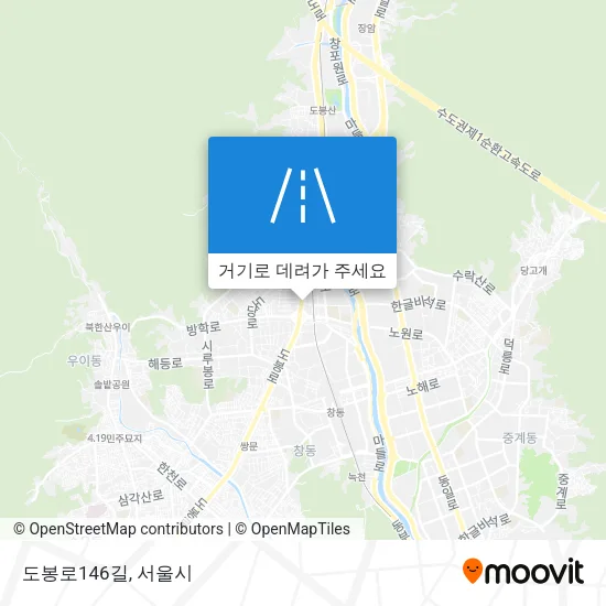 도봉로146길 지도