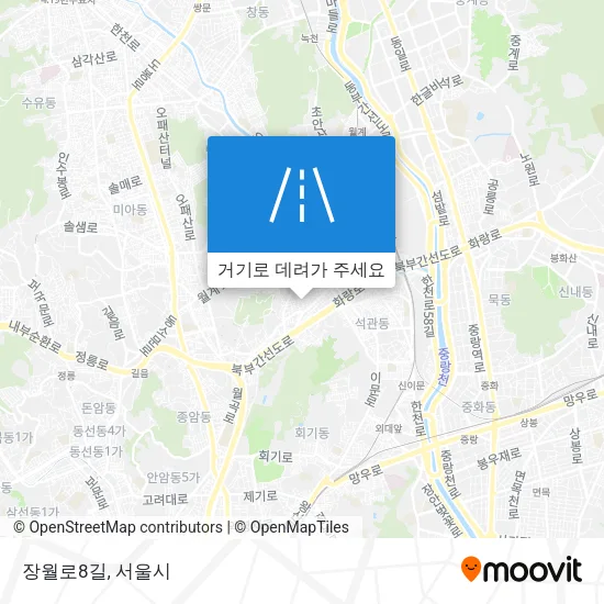 장월로8길 지도