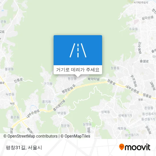평창31길 지도
