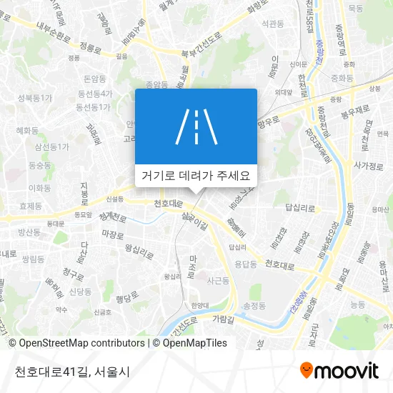 천호대로41길 지도