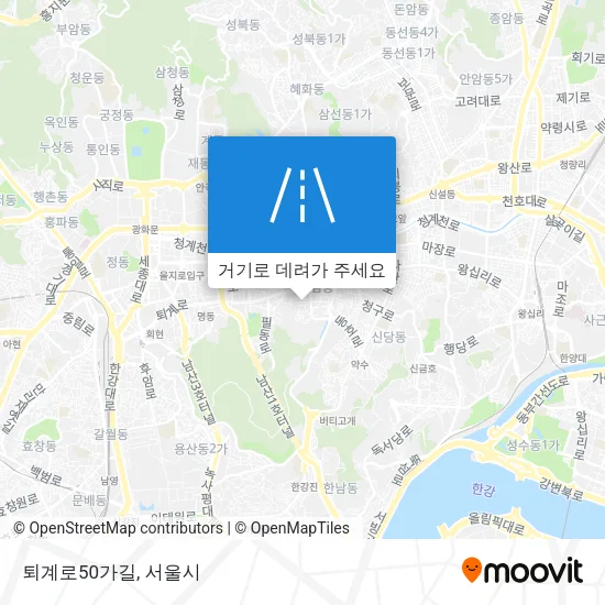 퇴계로50가길 지도
