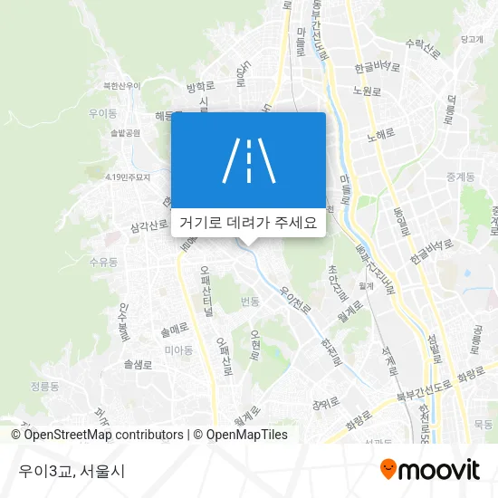 우이3교 지도