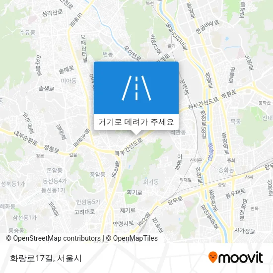 화랑로17길 지도