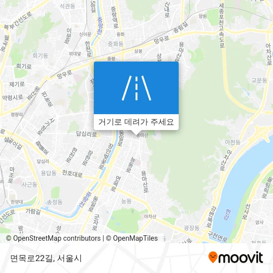 면목로22길 지도