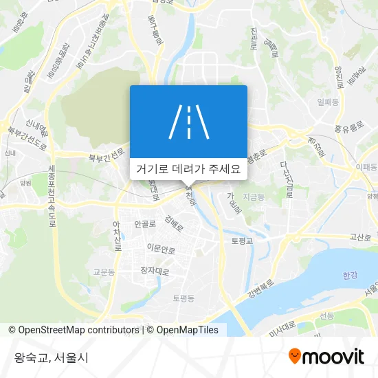 왕숙교 지도