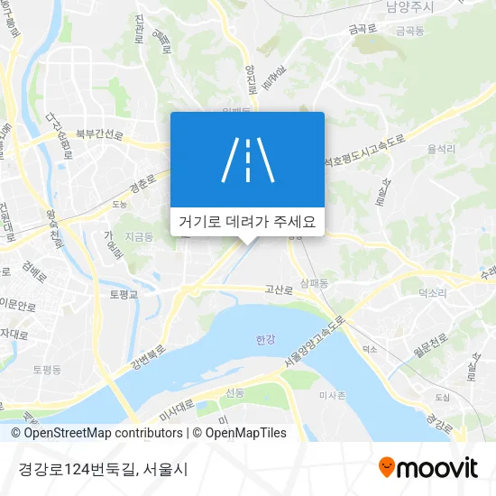 경강로124번둑길 지도