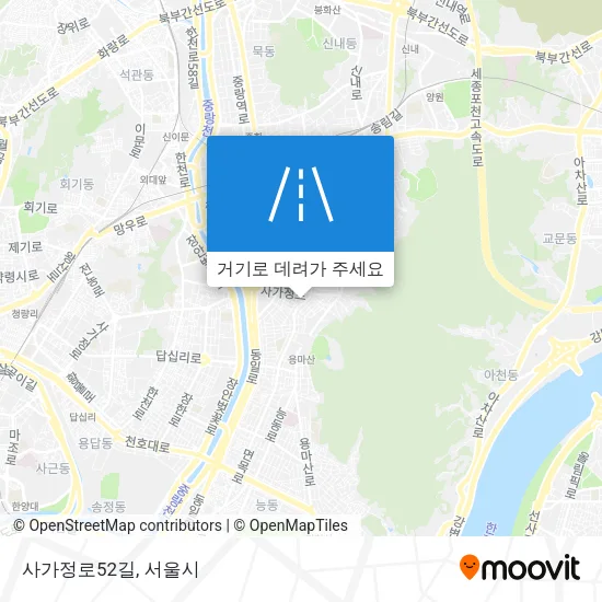 사가정로52길 지도