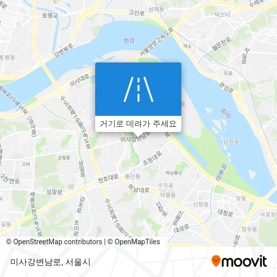 미사강변남로 지도