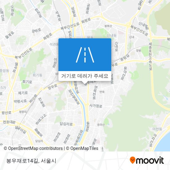 봉우재로14길 지도