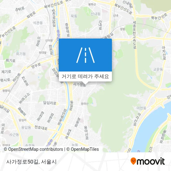 사가정로50길 지도