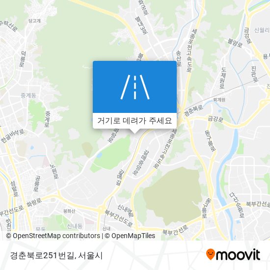 경춘북로251번길 지도