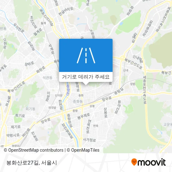봉화산로27길 지도