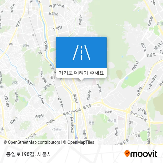 동일로198길 지도