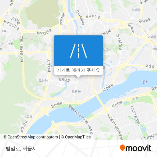 벌말로 지도