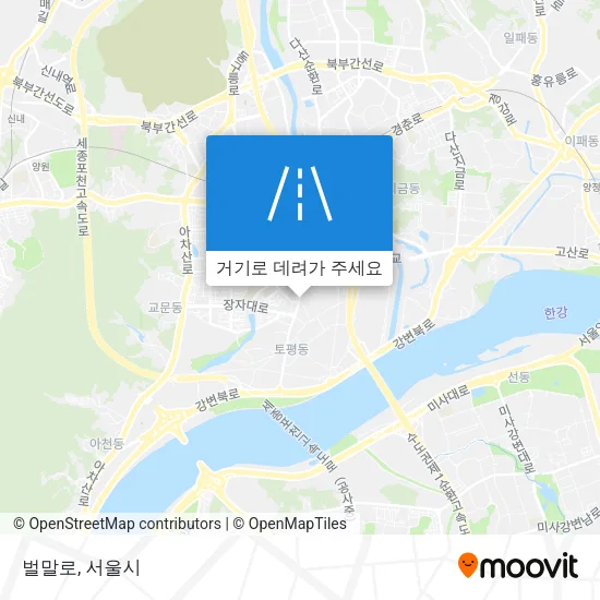 벌말로 지도