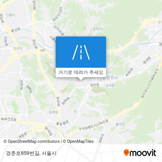 경춘로859번길 지도