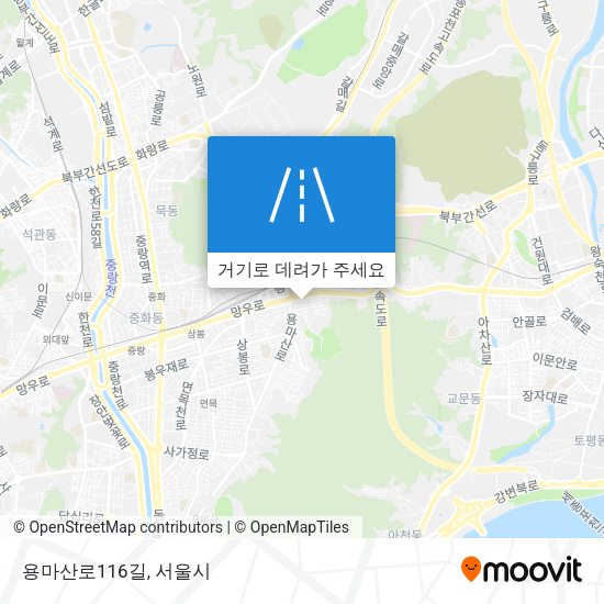 용마산로116길 지도