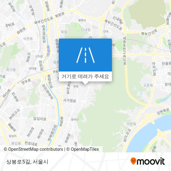 상봉로5길 지도