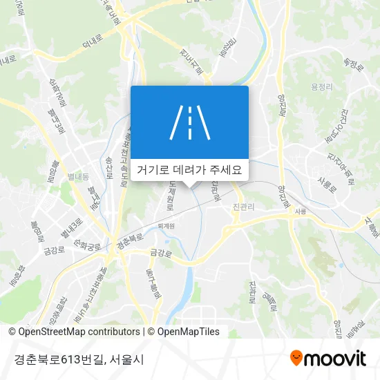경춘북로613번길 지도