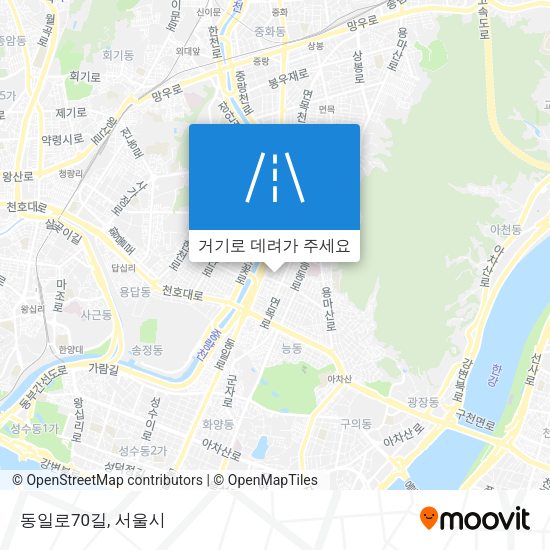 동일로70길 지도