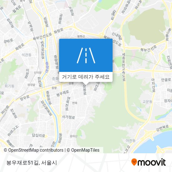봉우재로51길 지도