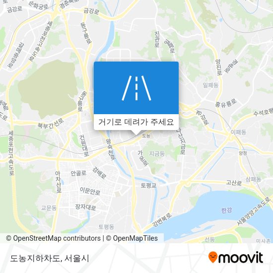 도농지하차도 지도