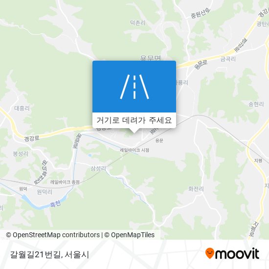 갈월길21번길 지도