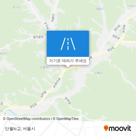 단월Ic교 지도