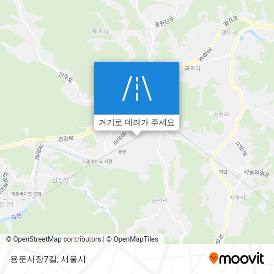 용문시장7길 지도