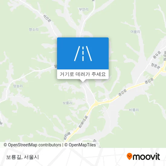 보룡길 지도