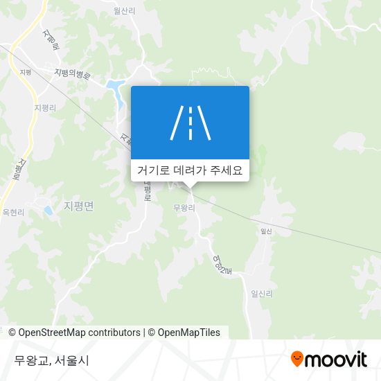 무왕교 지도